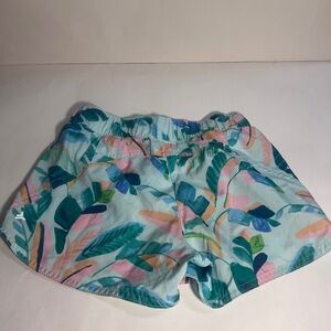 Old Navy Tropical Girls Running Shorts Size 8